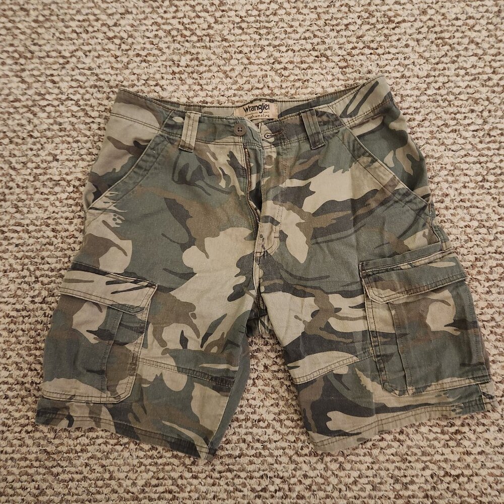 Wranglers mens waist 32 camouflage shorts camo